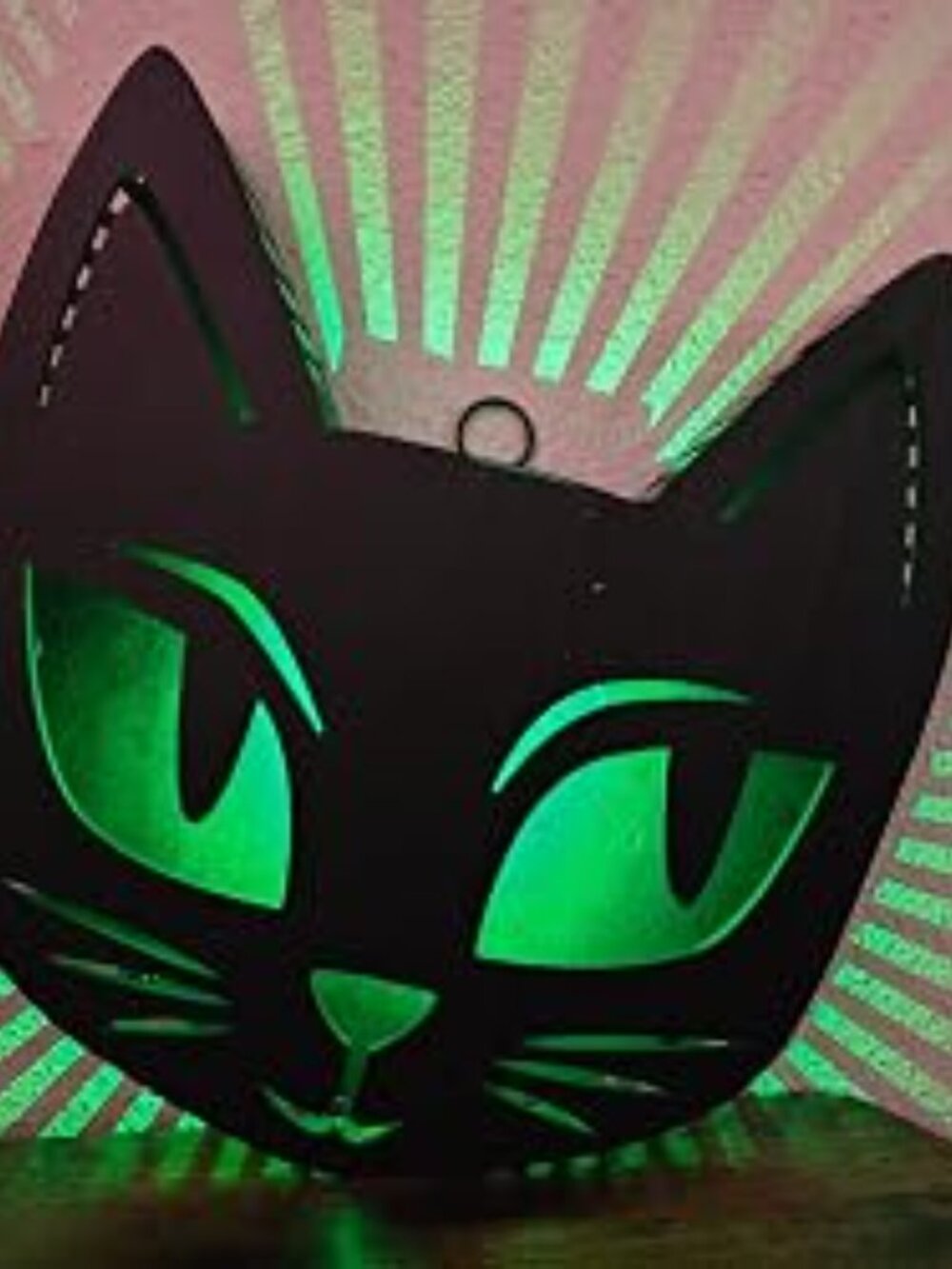 Black Cat Light,Battery Operated LED Sign - Picture 5 of 12